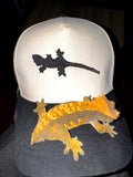 Crested gecko trucker hat