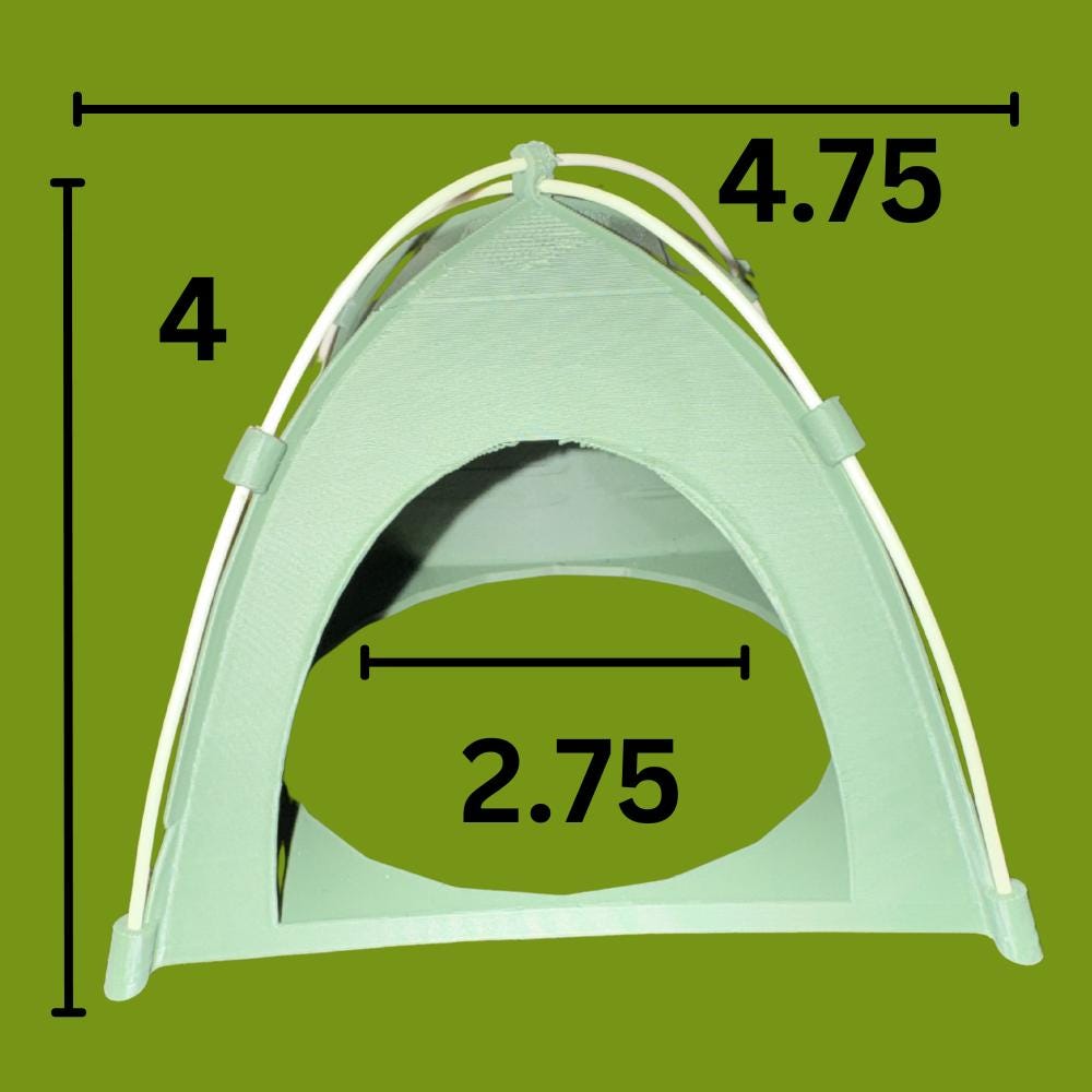 Reptile Tent Hide - Hermit Crab, Spider House