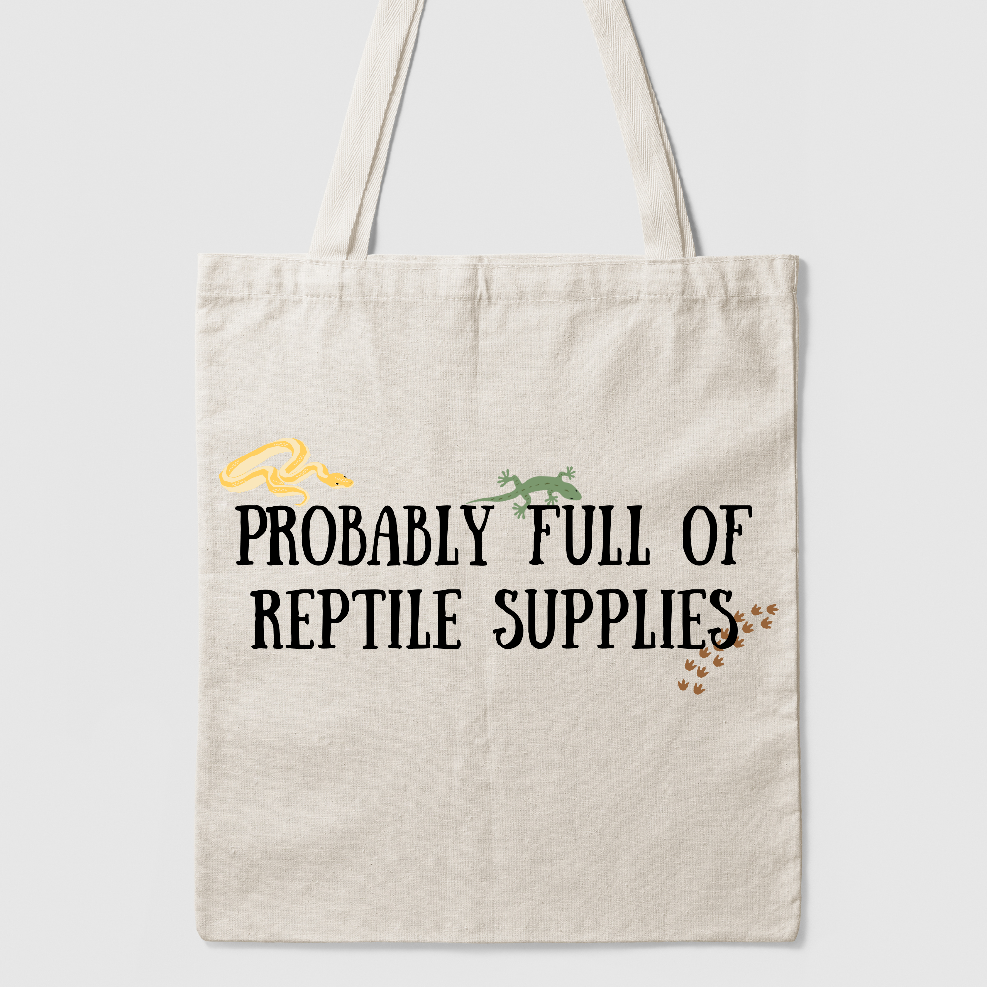 Probably Full Of Reptile Supplies Bag